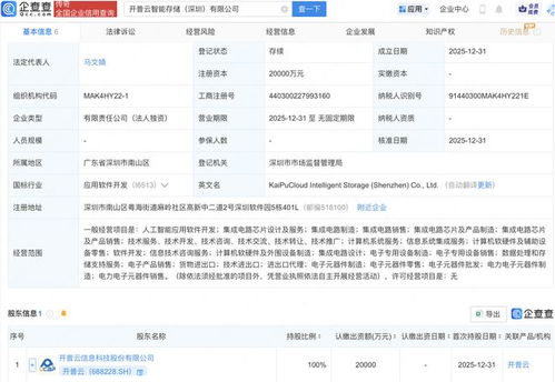 開普云斥資2億元成立智能存儲公司，戰(zhàn)略布局AI與軟件開發(fā)新賽道
